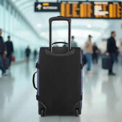 Hunter 21" Carry On Rolling Duffel In Blue