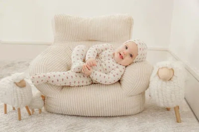 Fragile Fruit Print Wrap Romper Set With Hat In Neutral
