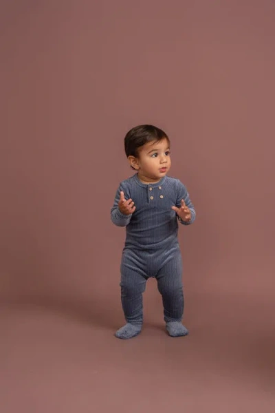 Whipped Cocoa Velour Front Button Romper In Pink