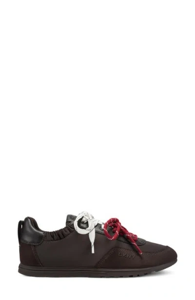 Dkny Arianna Low Top Sneaker In Brown