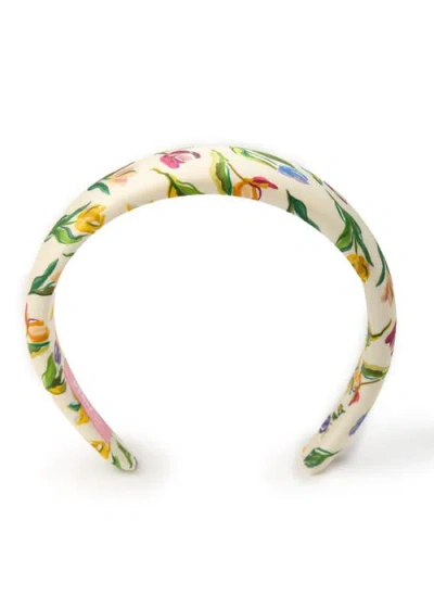Olah Tulip Silk Headband In Multi