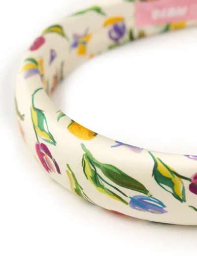 Olah Tulip Silk Headband In Multi
