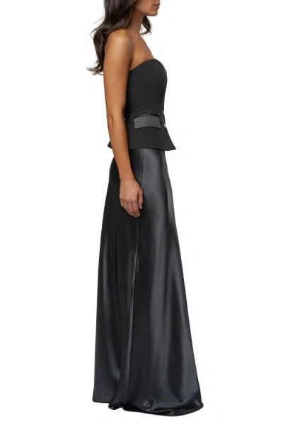 Jluxlabel Button Front Vest In Black