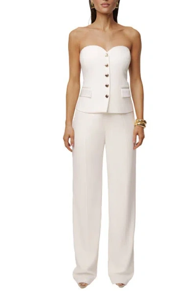 Jluxlabel Button Front Vest In White