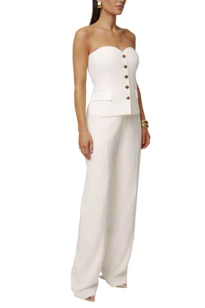 Jluxlabel Button Front Vest In White