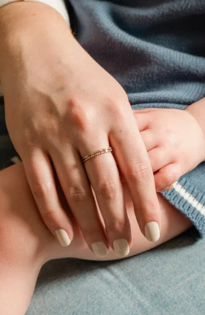 Made By Mary Mama Morse Code Ring In Silver