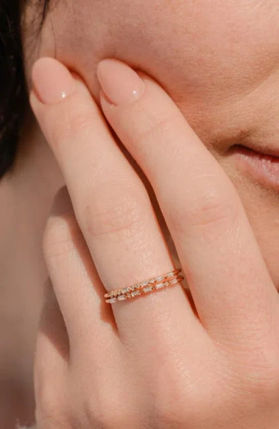 Made By Mary Mama Morse Code Ring In Metallic