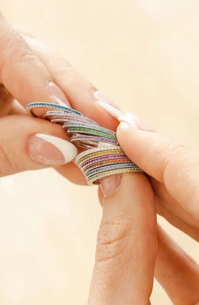Made By Mary Birthstone Stacking Ring In Multi