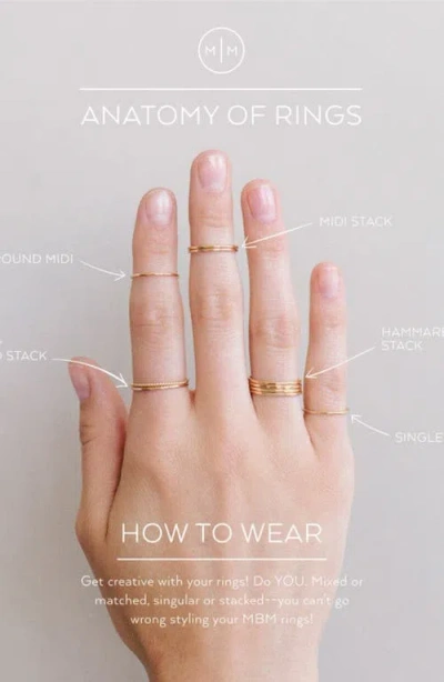 Made By Mary Braided Stacking Ring