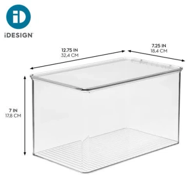 Idesign Stackable Clear Plastic Shoe Boxes With Lids, Storage Shoe Container For Closet, 4-pack In Transparent