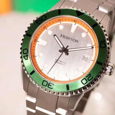 Heritor Automatic Bexley Automatic Divers Watch In Metallic