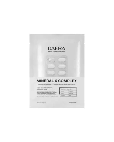 Daera Mineral 6 Complex Sheet Mask In White