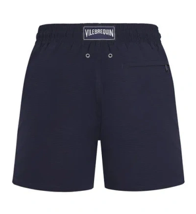 Vilebrequin Men Micro-perforated Ultra-light And Packable Swim Trunks Solid In Blue
