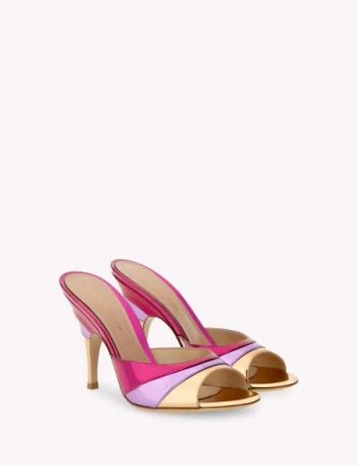 Gianvito Rossi Marea 95 Mules In Multi