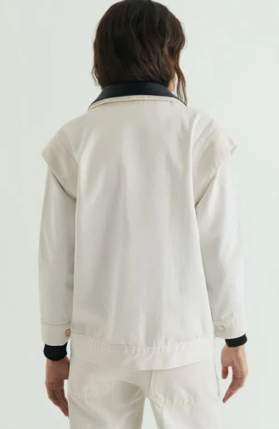 Scalpers Contrast Denim Jacket In Multi