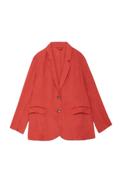 Ottod'ame Linen Jacket In Multi