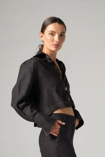 Jbq Caleb Top In Black