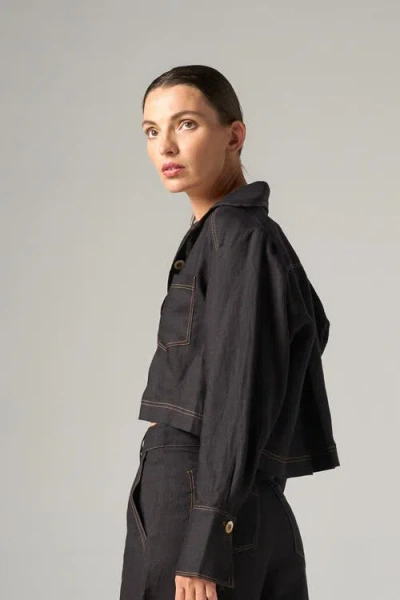 Jbq Caleb Top In Black