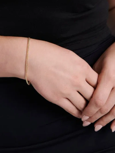 Devata Cuban Chain Bracelet In Gold