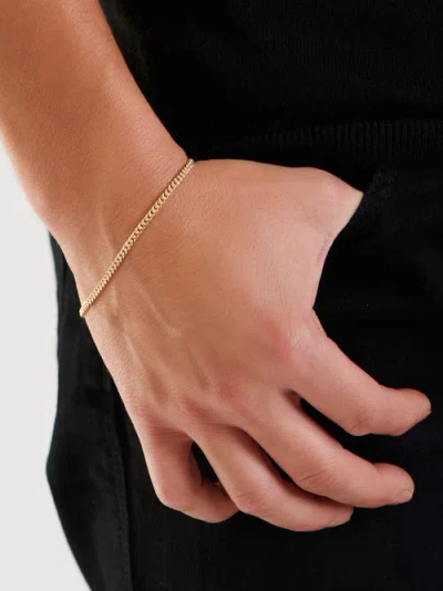 Devata Cuban Chain Bracelet In Gold