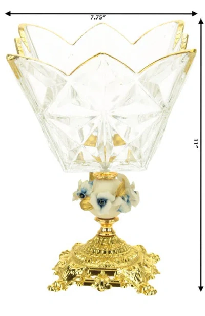Mark Roberts Footed Crown Bowl In Multi