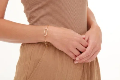 Michael M Pave Singleton Bracelet In Gold