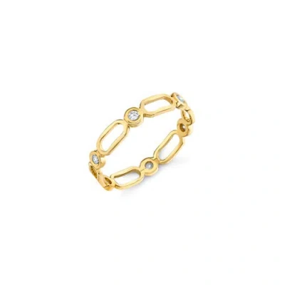 Michael M Link Connection Ring In Gold