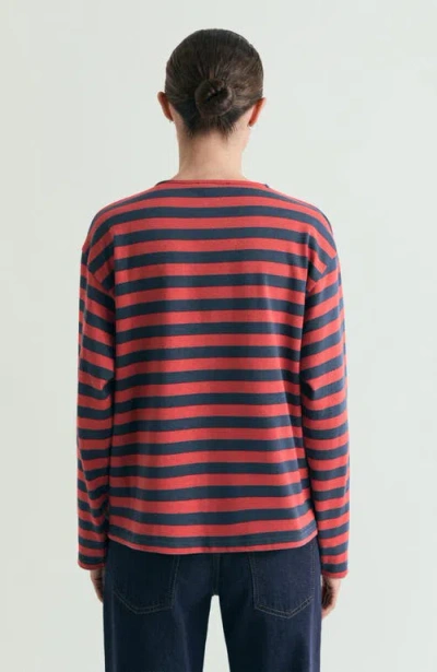 Scalpers Striped T-shirt Patch In Black