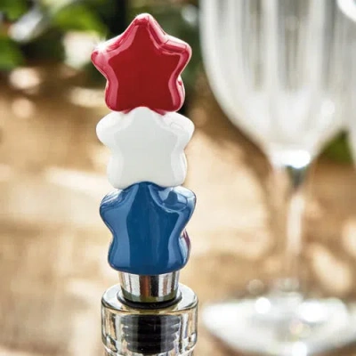 Tag Star Bottle Stopper Multi Earthenware Summer In Multi