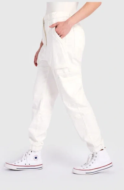 Alembika Cargo Jogger Pants In White