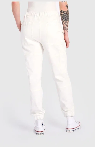 Alembika Cargo Jogger Pants In White