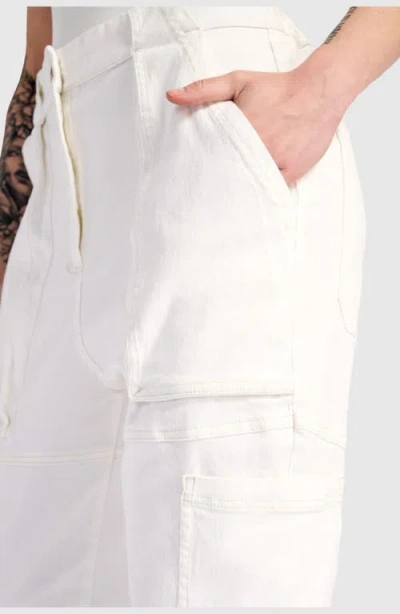 Alembika Cargo Jogger Pants In White
