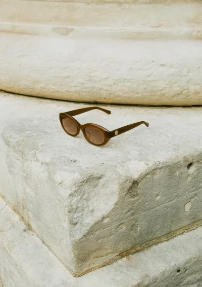 Covry Celeste Sunglasses In Metallic