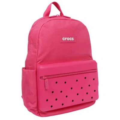 Crocs Lightweight Backpack With Molded Front Storage Pocket In Black