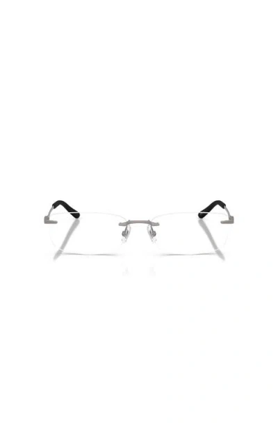 Arnette 58mm Rectangle Optical Glasses In White
