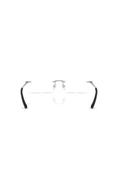 Arnette 58mm Rectangle Optical Glasses In White