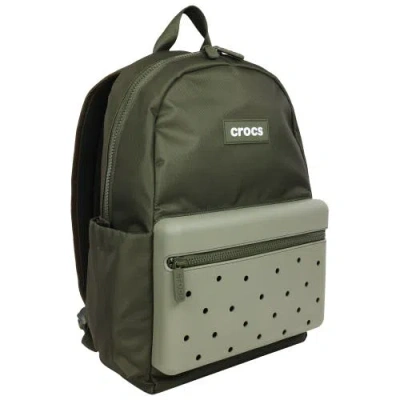 Crocs Lightweight Backpack With Molded Front Storage Pocket In White
