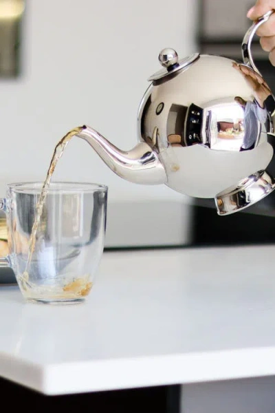 Nick Munro Spheres Tea Infuser Large In Silver