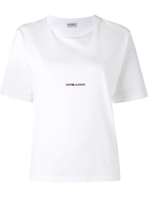saint laurent white tee