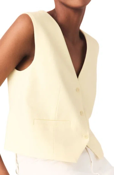 Maje Tailored Jacket In Yellow