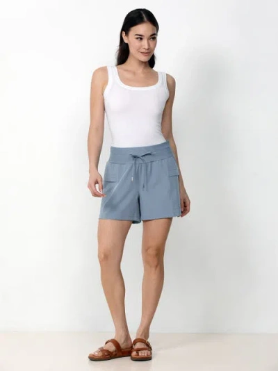 Single Stitch Lightweight Cargo Short In White