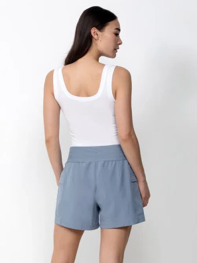 Single Stitch Lightweight Cargo Short In White