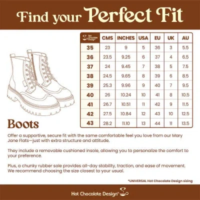 Hot Chocolate Design Chunky Platform Boots In Multi