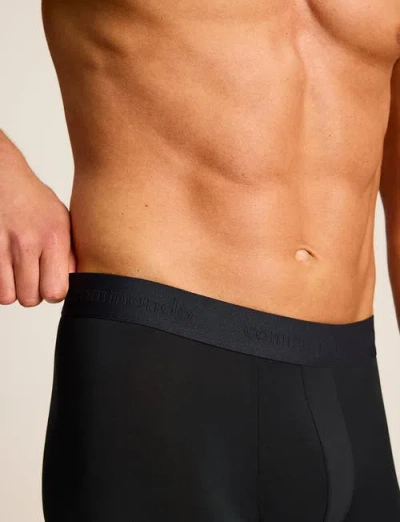 Commando Essential Modal Modern Fit Boxer Brief 3-pack In Black
