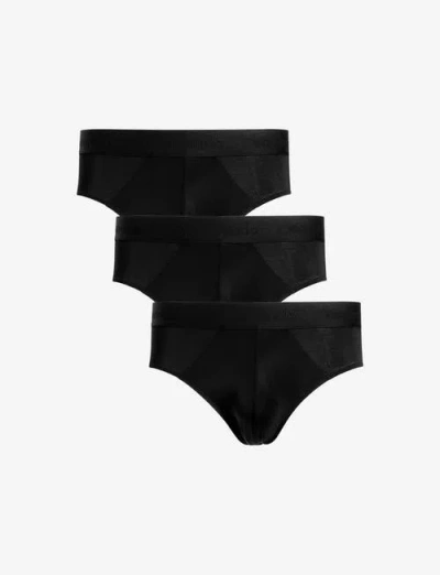 Commando Essential Modal Modern Fit Brief 3-pack In Black