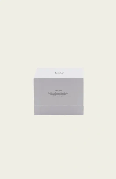 Italic Ceramic Candle In White