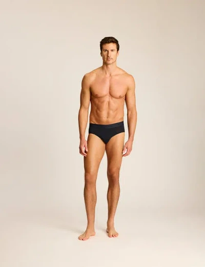 Commando Essential Modal Modern Fit Brief 3-pack In Black