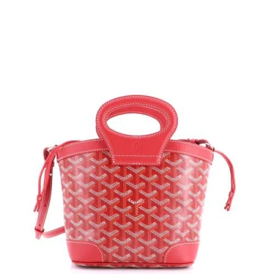 Pre-owned Goyard  Goyard Beluga Bag Coated Canvas Mini In Pattern