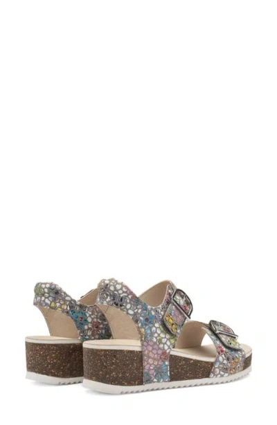 Ara Nova Platform Wedge Sandal In Multi