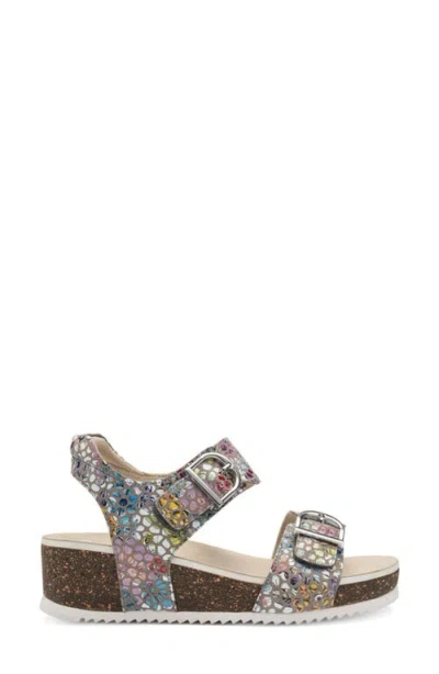Ara Nova Platform Wedge Sandal In Multi